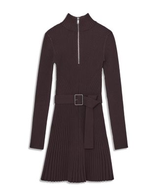 Vienna Zip Knitted Flippy Dress