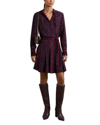 Aurora Snake Print Flippy Dress