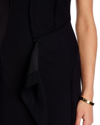 Draped Asymmetric Dress