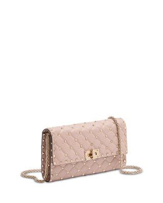 Rockstud Spike Crossbody Clutch Bag