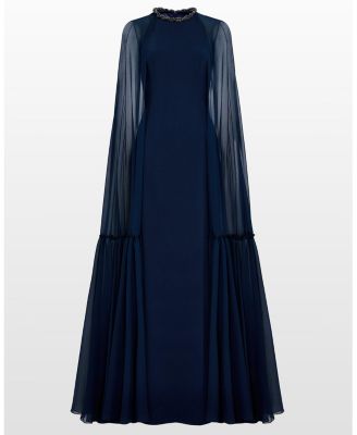 Storm Cape-design Maxi Dress