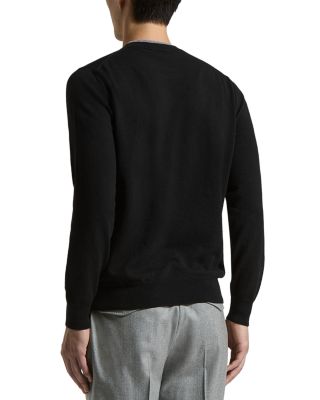 Crewneck Wool and Cashmere Sweater