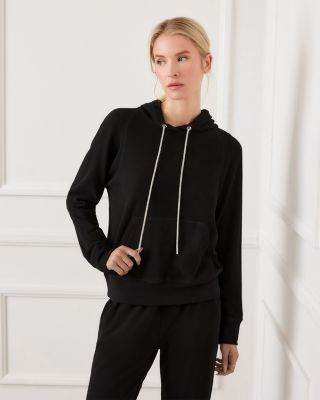 Rhinestone Drawstring Hoodie