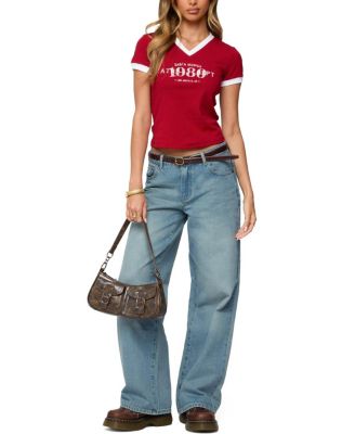 Santa Monica V Neck T Shirt