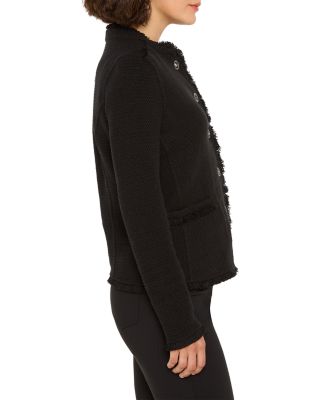 Fringe Trim Military Jacket