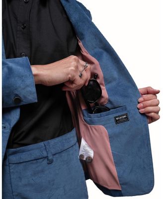 The Empower Velveteen Tux Blazer