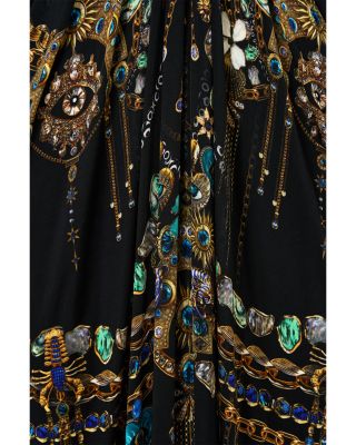 Gathered Jersey Halter Dress