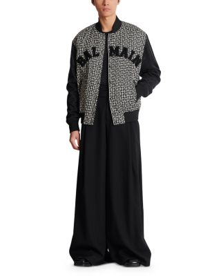 Color Block Monogram Jacket