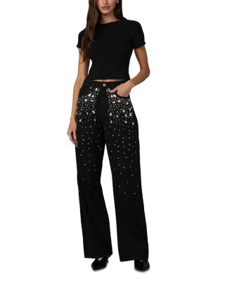 The Harlowe Stone Embellished Jeans in Constellation