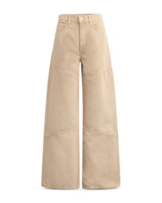 The Harlowe Seamed Wide Leg Jeans in Tigers Eye