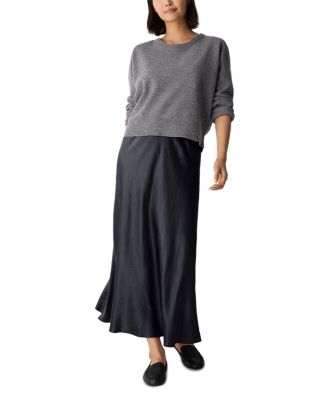 Bias Cut Maxi Skirt
