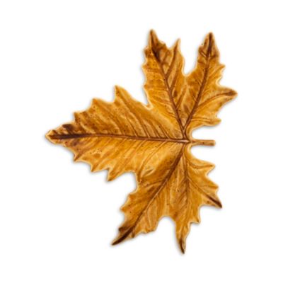 Gudrun Yellow Maple Leaf Plate