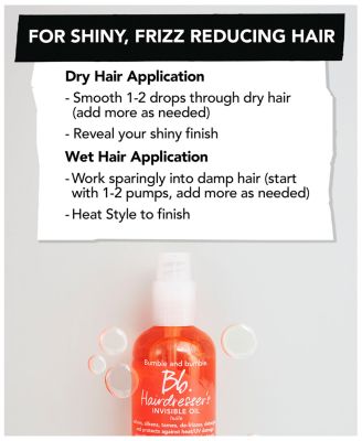 Bb. Hairdresser's Invisible Oil 3.4 oz.