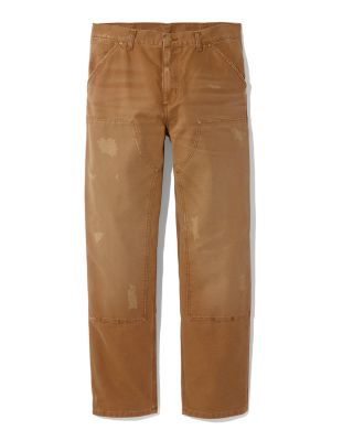 Relaxed Fit Double Knee Pants