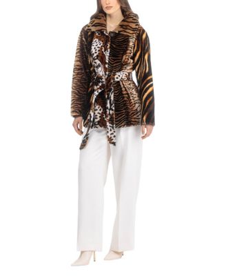 Shearling Jacket with Belt