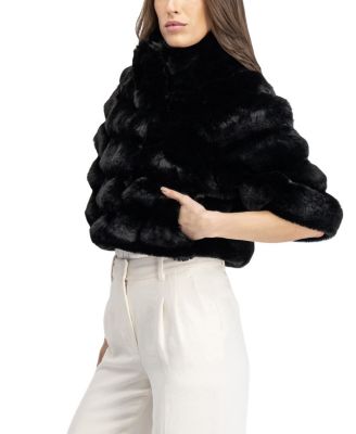 Faux Fur Chinchilla Bolero