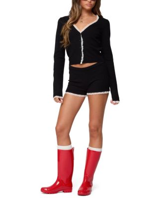  Sansa Lacey Knit Cardigan