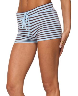  Lillian Striped Knit Shorts
