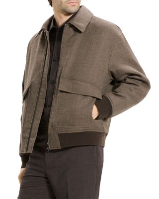 Modern Aviator Jacket in Dapper Wool