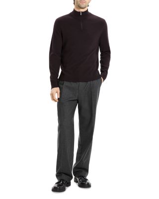 Hilles Cashmere Quarter Zip Sweater