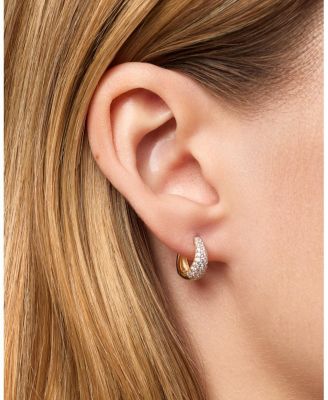 Huggie Nate Pave Earrings