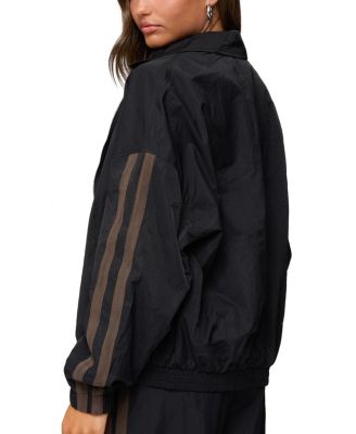  Kieran Stripey Nylon Track Jacket