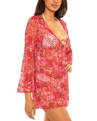 Bali Tie Front Swim Cover-Up Tunic