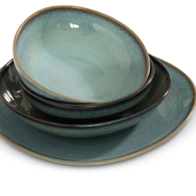 Lave Glace 12 Piece Dinnerware Set, Service for 4