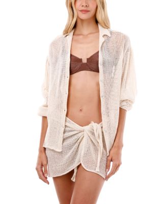 Malla Ikara Button-Down Balloon Sleeves Shirt