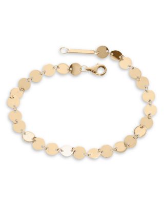 Lana Jewelry 14K Yellow Gold Disc Link Chain Bracelet