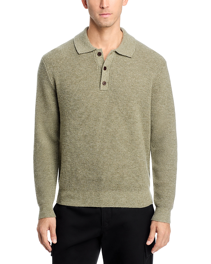 Madewell Waffle Knit Relaxed Fit Sweater Polo