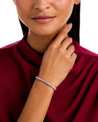 Certified Diamond Classic Tennis Bracelet in 14K White Gold, 12.0 tcw