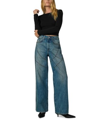 The Harlowe Studded Jeans in Mellow