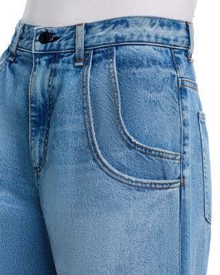 Lenox High Rise Barrel Jeans in Blondie