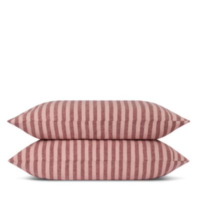 Pembroke Stripe Linen Blend Pillowcase Pair, King