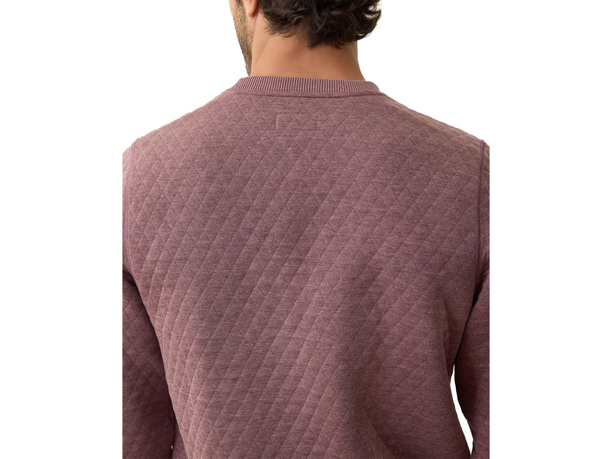 Corbet Quilted Crewneck Sweater — Image 6