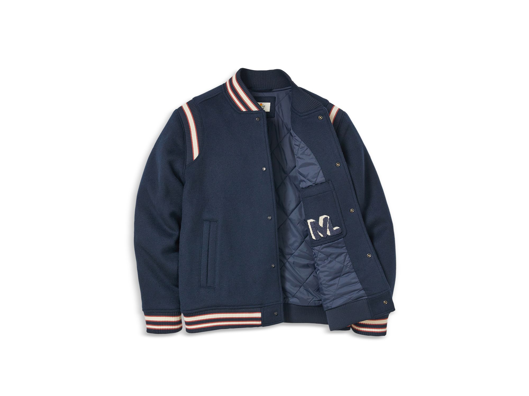 Fields Wool Blend Varsity Jacket — Image 6