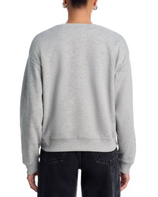 Feather Pin Fleece Crewneck Sweatshirt - Exclusive