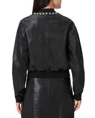 Orten Wilder Leather Bomber Jacket