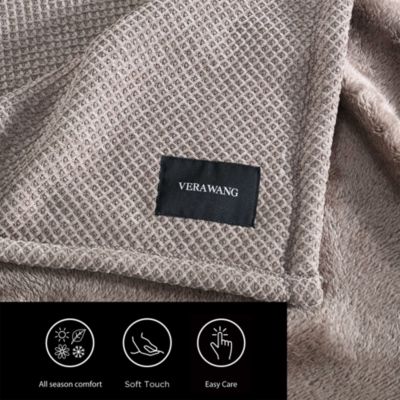 Chenille Jacquard Plush Blanket, Full/Queen