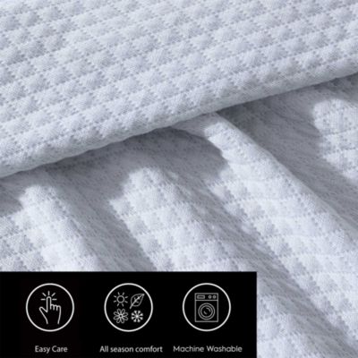 Matelasse Woven Cotton Blanket, King