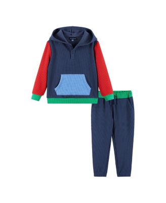 Boys' Chunky Waffle Hoodie and Pants Lounge Set - Little Kid, Big Kid