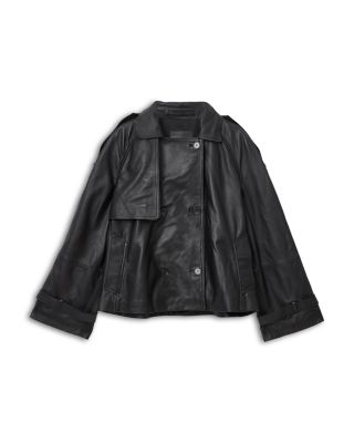 Reed Leather Trench Jacket