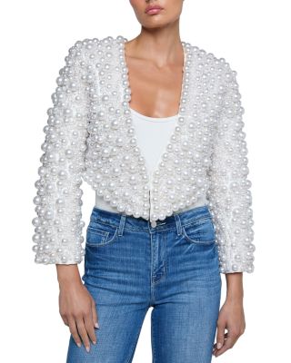 Belle Oversized Pearl Jacket