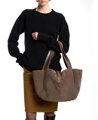  Le 5 A 7 Bea Shoulder Tote Bag In Suede