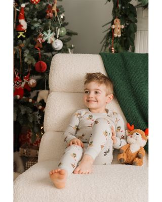 Boys' Holiday Pugs Print Pajama Set - Little Kid