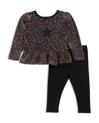 Girls' Cheetah Girl Long Sleeved Top & Leggings Set - Baby