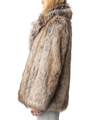 Faune Faux Fur Coat
