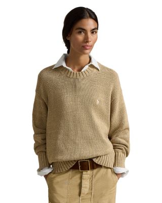 Logo Cotton Crewneck Sweater