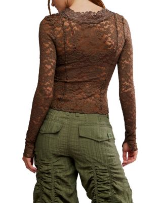 All Night Sheer Floral Top